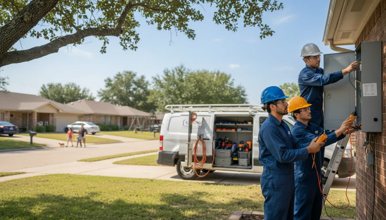 Certified electrician providing emergency electrical services in Ellsworth, NE